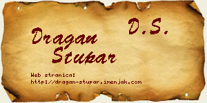 Dragan Stupar vizit kartica